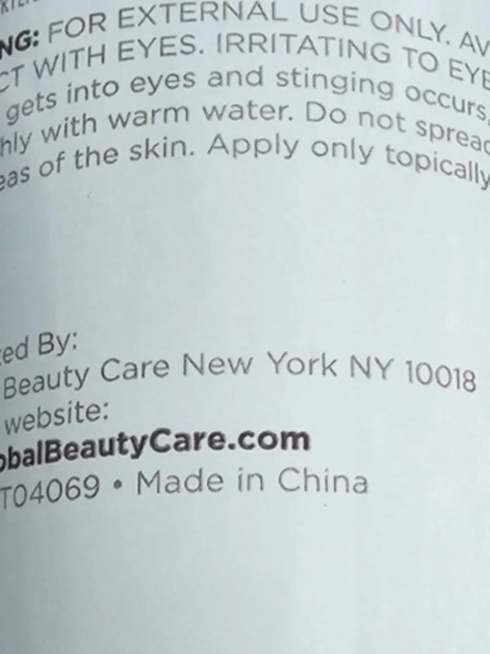Global Beauty Care set global